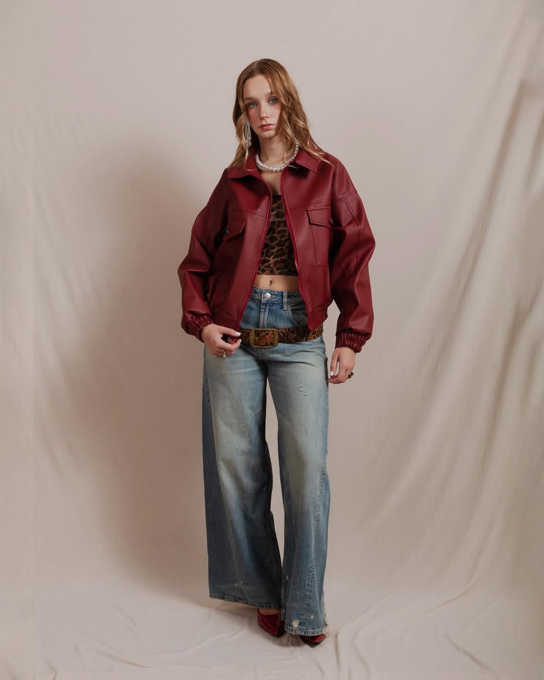 JACKET VAQUERO CHERRY