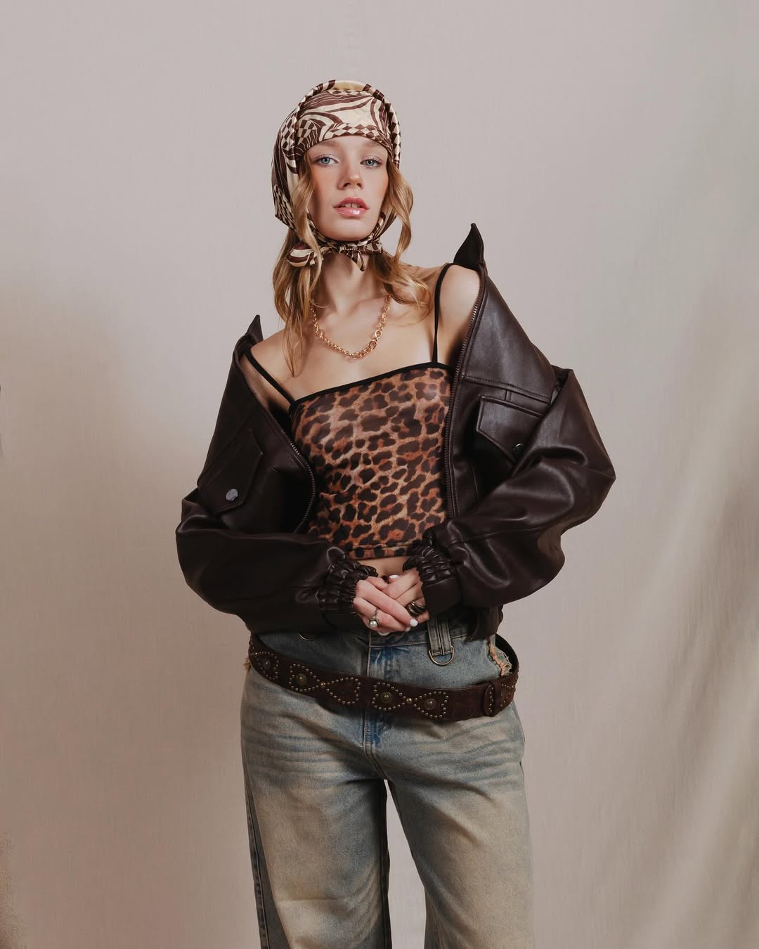 JACKET VAQUERO MARRON