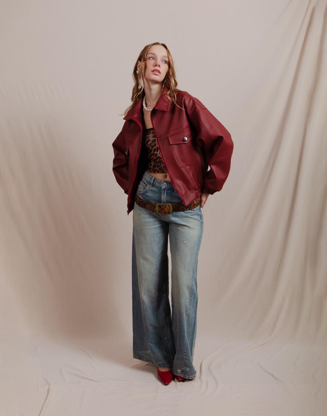 JACKET VAQUERO CHERRY
