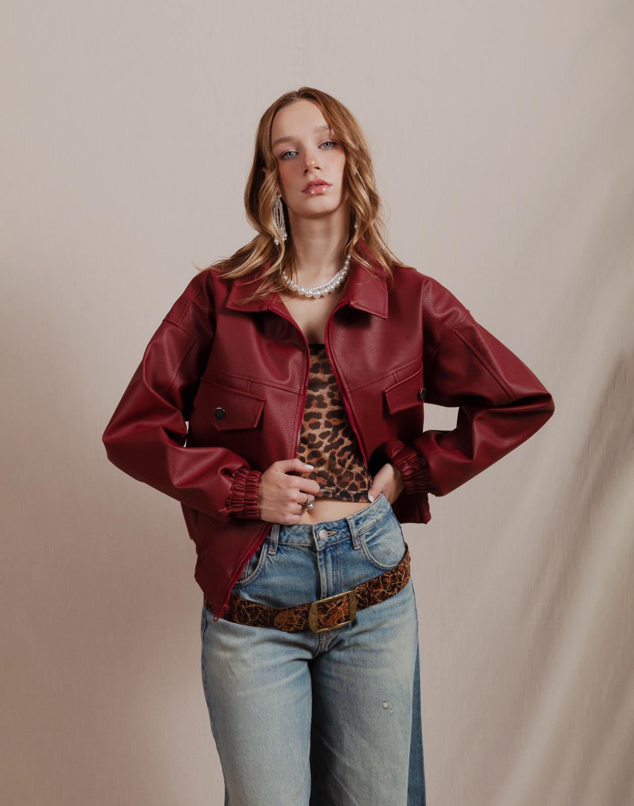 JACKET VAQUERO CHERRY