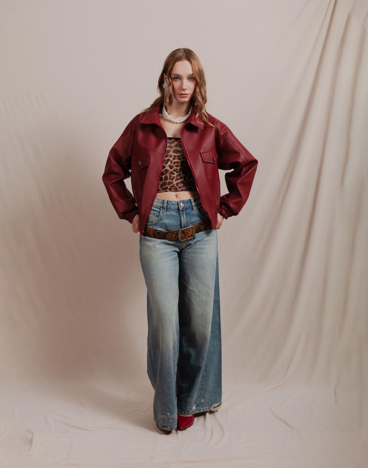 JACKET VAQUERO CHERRY