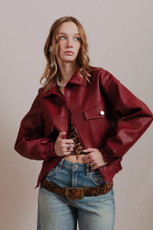 JACKET VAQUERO CHERRY
