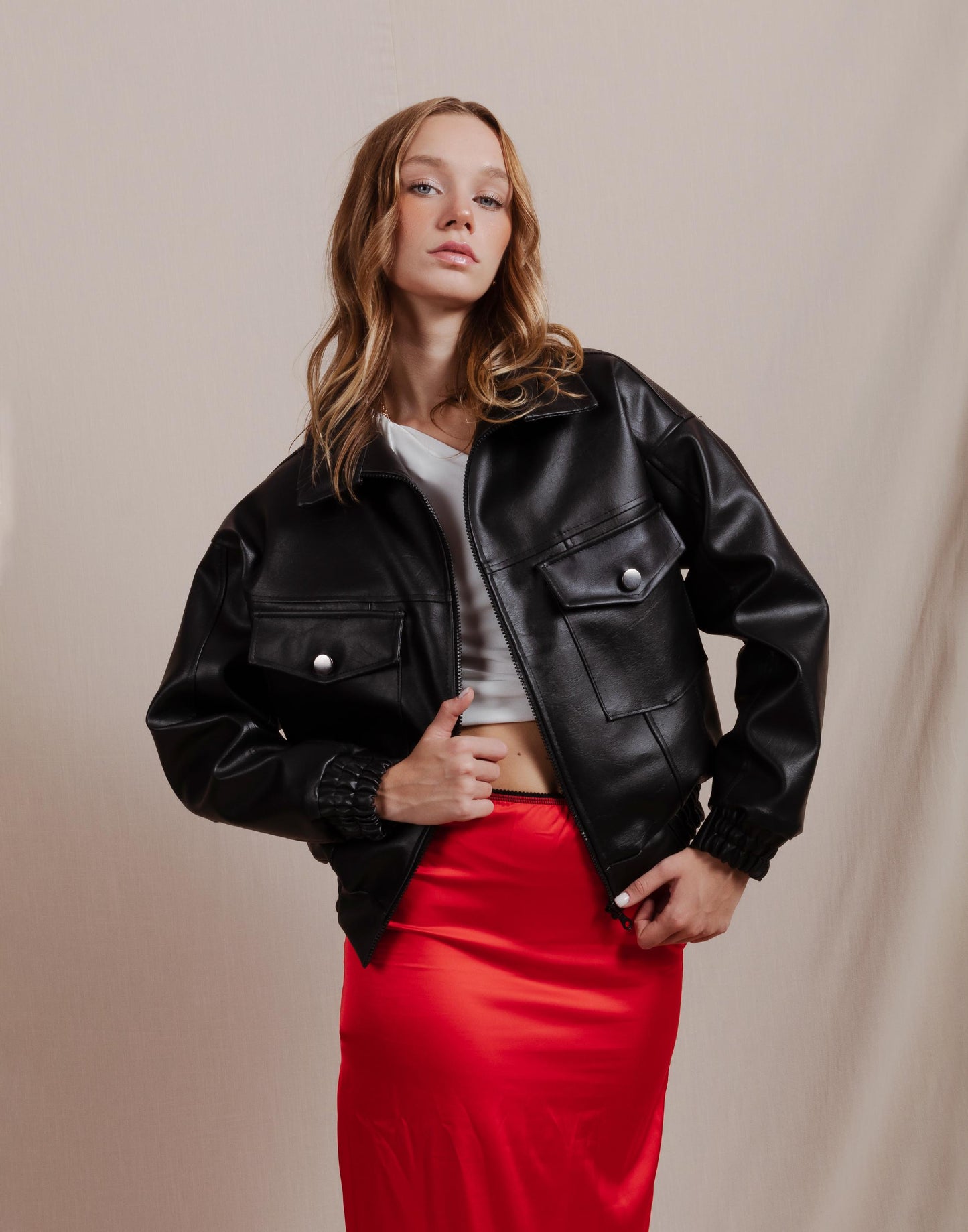 JACKET VAQUERO NEGRO