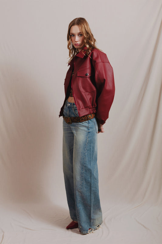 JACKET VAQUERO CHERRY